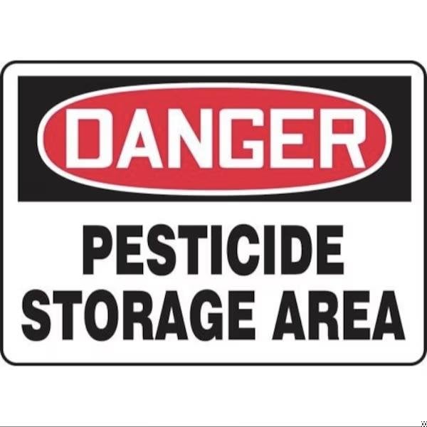 Accuform OSHA DANGER SAFETY SIGN PESTICIDE MCAW100XL MCAW100XL - main